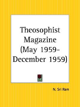 portada theosophist magazine may 1959-december 1959 (en Inglés)