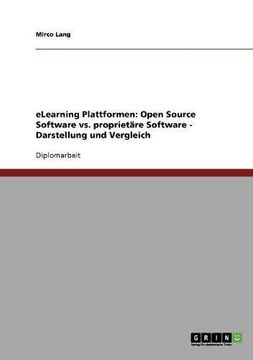 portada eLearning-Plattformen. Open Source Software vs. proprietäre Software