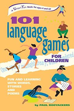 portada 101 Language Games for Children: Fun and Learning With Words, Stories and Poems (Smartfun Activity Books) (in English)
