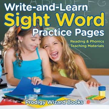 portada Write-and-Learn Sight Word Practice Pages Reading & Phonics Teaching Materials