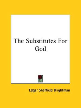 portada the substitutes for god (en Inglés)