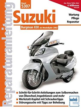 portada Suzuki Burgman 650 ab Modelljahr 2002 (en Alemán)