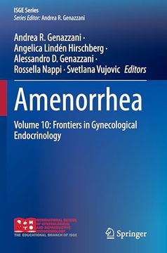 portada Amenorrhea: Volume 10: Frontiers in Gynecological Endocrinology (en Inglés)