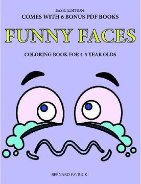 portada Simple Coloring Book for 4-5 Year Olds (Funny Faces) (en Inglés)