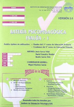 portada Evalúa-1 (Batería) (División Test) (in Spanish)