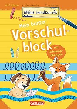 portada Mein Bunter Vorschulblock mit Schwungübungen: Vorübungen Fürs Buchstaben-Schreiben ab 5 Jahren (Meine Handschrift) (en Alemán)