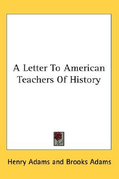 portada a letter to american teachers of history