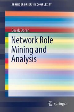 portada Network Role Mining and Analysis (en Inglés)