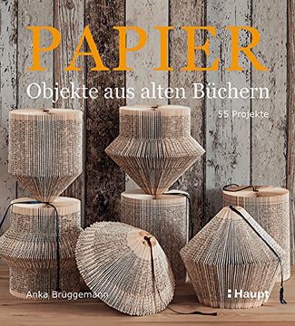 portada Papier-Objekte aus alten Büchern: 55 Projekte (en Alemán)