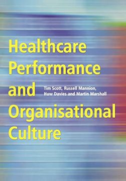 portada Healthcare Performance and Organisational Culture (in English)