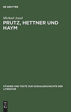 portada Prutz, Hettner und Haym 