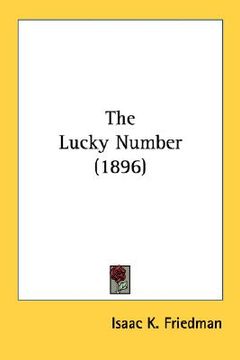 portada the lucky number (1896) (en Inglés)