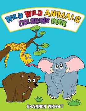 portada Wild Wild Animals Coloring Book