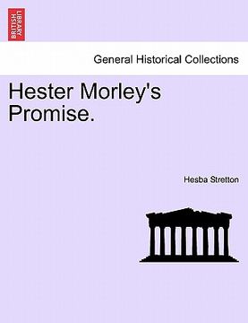 portada hester morley's promise. (in English)