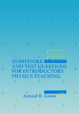 portada homework and test questions for introductory physics teaching (en Inglés)