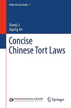portada Concise Chinese Tort Laws (China-EU Law Series)