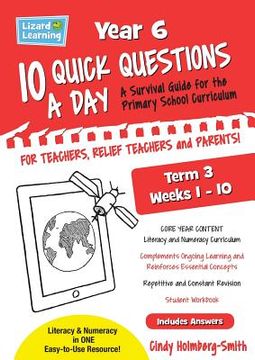 portada Lizard Learning 10 Quick Questions A Day Year 6 Term 3