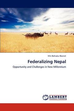 portada federalizing nepal (en Inglés)