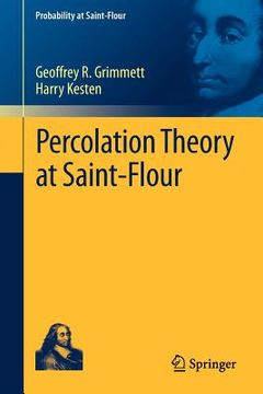 portada percolation theory at saint-flour