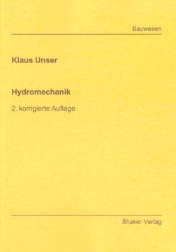 portada Hydromechanik (en Alemán)