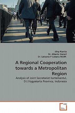 portada a regional cooperation towards a metropolitan region (en Inglés)