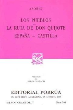 portada # 701. los pueblos / la ruta de don quijote / españa-castilla (in Spanish)