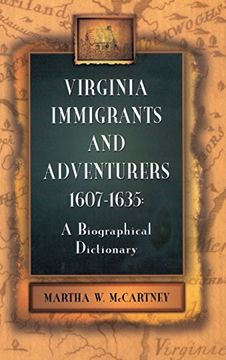portada Virginia Immigrants and Adventurers, 1607-1635: A Biographical Dictionary (en Inglés)