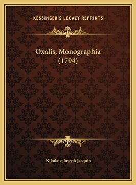 portada Oxalis, Monographia (1794) (en Latin)