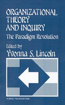 portada organizational theory and inquiry: the paradigm revolution