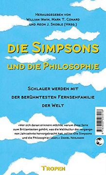 portada Die Simpsons und die Philosophie: Schlauer Werden mit der Berühmtesten Fernsehfamilie der Welt (en Alemán)