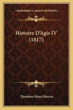 portada Histoire D'Agis IV (1817) (en Francés)