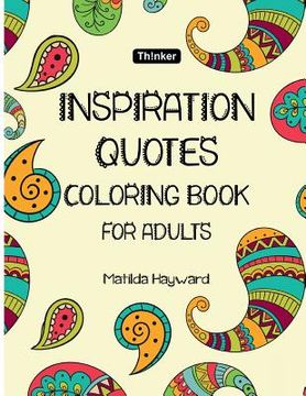 portada Inspiration Quotes Coloring Book: quotes coloring books for adults Inspirational Coloring book, Inspirational Gifts for Relaxation) (en Inglés)