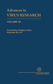 portada Cumulative Subject Index, Volume 49 (Advances in Virus Research) (en Inglés)