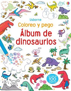 portada Album de Dinosaurios. Coloreo y Pego