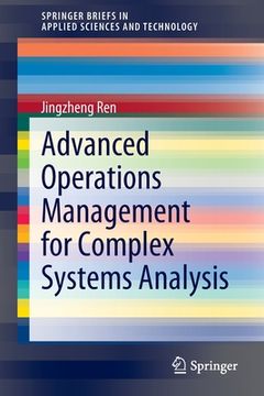portada Advanced Operations Management for Complex Systems Analysis (en Inglés)