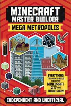 portada Minecraft Master Builder: Mega Metropolis: Build Your own Minecraft City and Theme Park (in English)