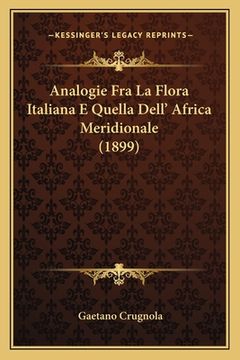 portada Analogie Fra La Flora Italiana E Quella Dell' Africa Meridionale (1899) (in Italian)