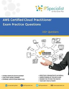 portada AWS Certified Cloud Practitioner Exam Practice Questions: 100+ (en Inglés)