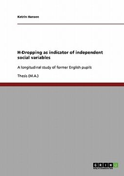 portada h-dropping as indicator of independent social variables