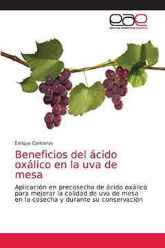 portada Beneficios del Ácido Oxálico en la uva de Mesa (in Spanish)