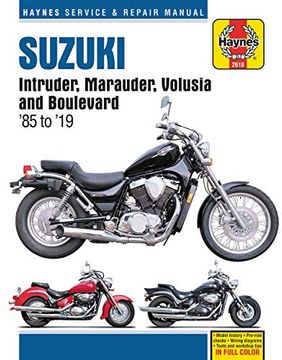 portada Suzuki Intruder, Marauder, Volusia and Boulevard Haynes Service & Repair Manual: 1985 to 2019 (Haynes Powersport) 