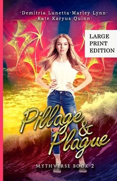 portada Pillage & Plague: A Young Adult Urban Fantasy Academy Series Large Print Version (in English)