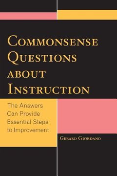 portada Commonsense Questions about Instruction: The Answers Can Provide Essential Steps to Improvement
