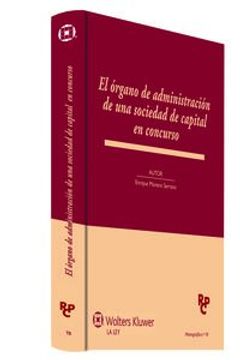 portada Órgano de administración de una sociedad de capital en concurso,El (Monografías Revista de Derecho Concursal y Paraconcursal)