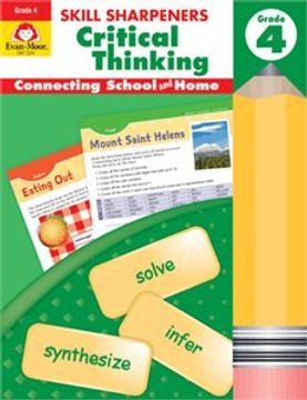 portada Skill Sharpeners Critical Thinking, Grade 4 (in English)