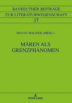 portada Maeren als Grenzphaenomen (Bayreuther Beitraege zur Literaturwissenschaft) (in German)