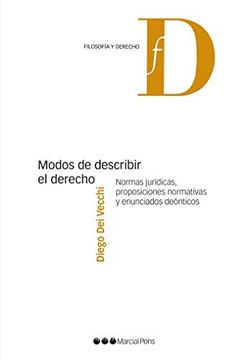 portada Modos de Describir el Derecho: Normas Jurídicas, Proposiciones Normativas y Enunciados Deónticos (Filosofía y Derecho)