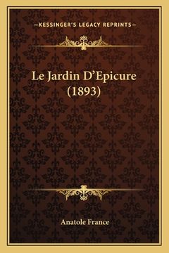 portada Le Jardin D'Epicure (1893) (en Francés)