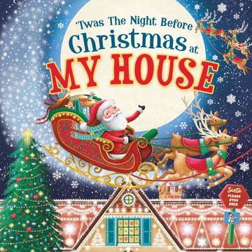 portada 'Twas the Night Before Christmas at My House (en Inglés)
