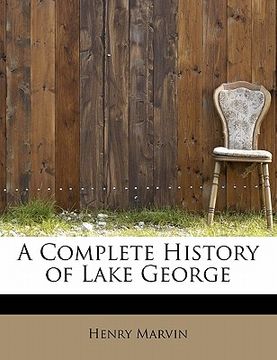 portada a complete history of lake george